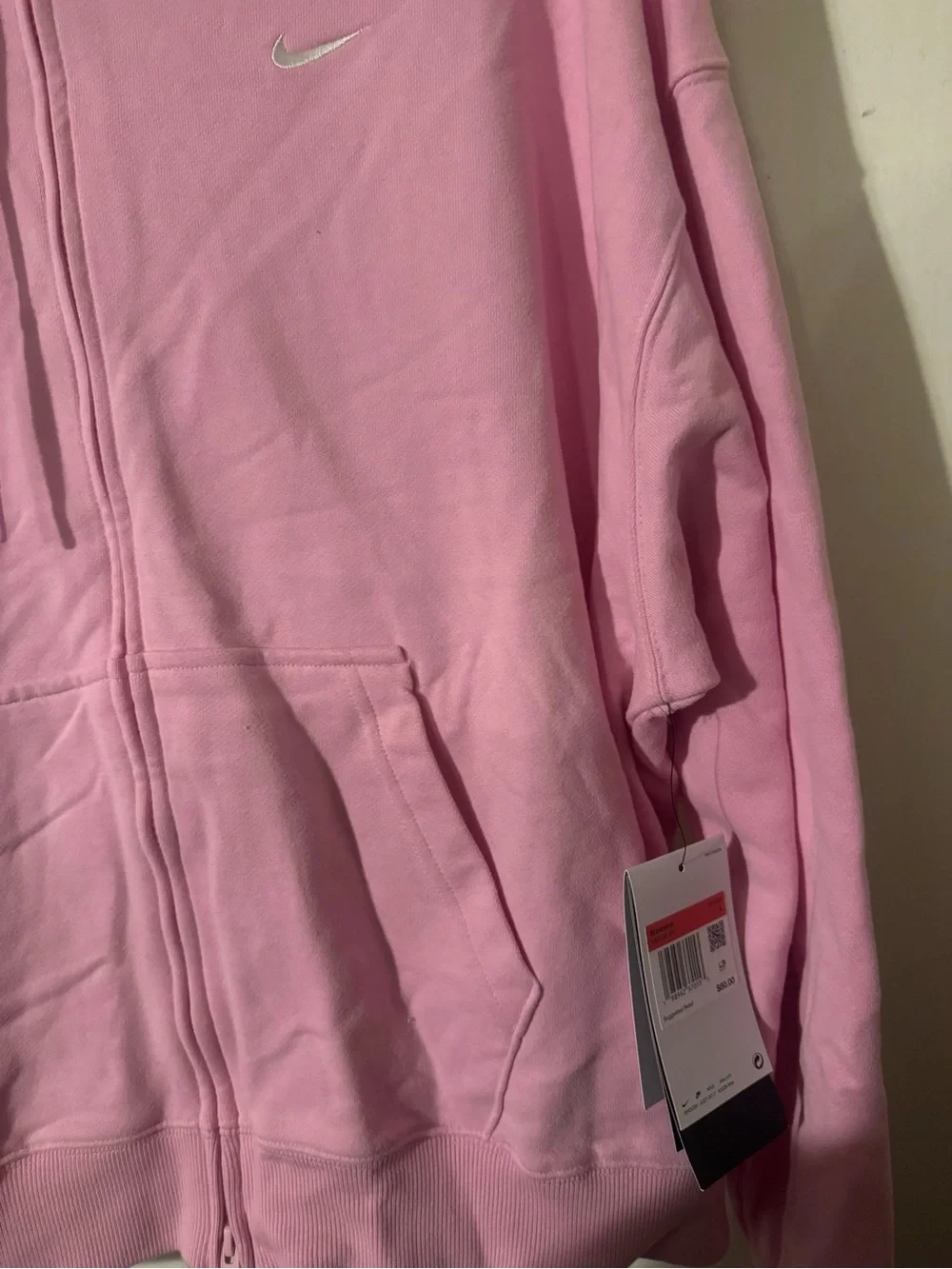 Nike Pink Full-Zip Hoodie